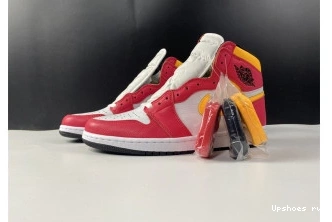 High Retro Jordan AIR Light Fusion Red OG 555088-603 1 0719